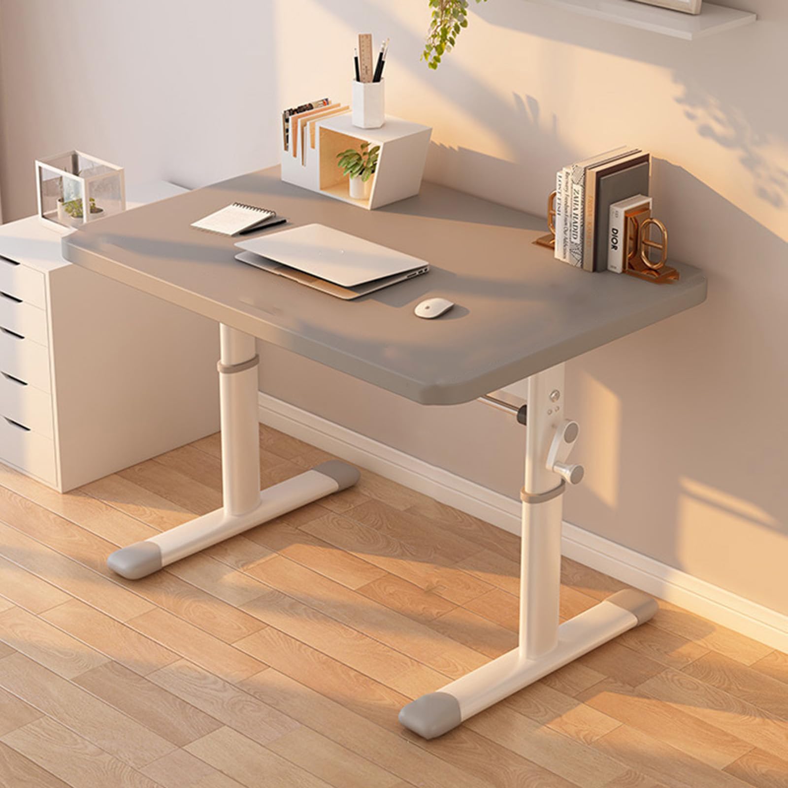 Bureau Assis-Debout Ergonomique à Hauteur réglable pour Le télétravail et Les Jeux vidéo - Améliorez Votre Confort avec Cette Table d'ordinateur pour étudier et Travailler dans vot
