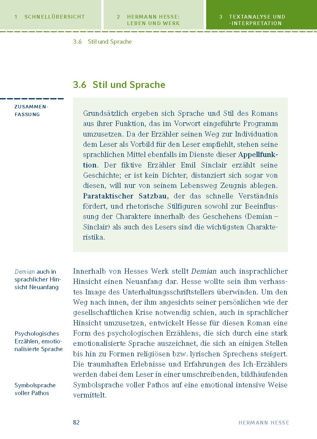Demian von Hermann Hesse: Textanalyse und Interpretation mit ausführlicher Inhaltsangabe und Abituraufgaben mit Lösungen (Königs Erläuterungen und Materialien, Band 464)