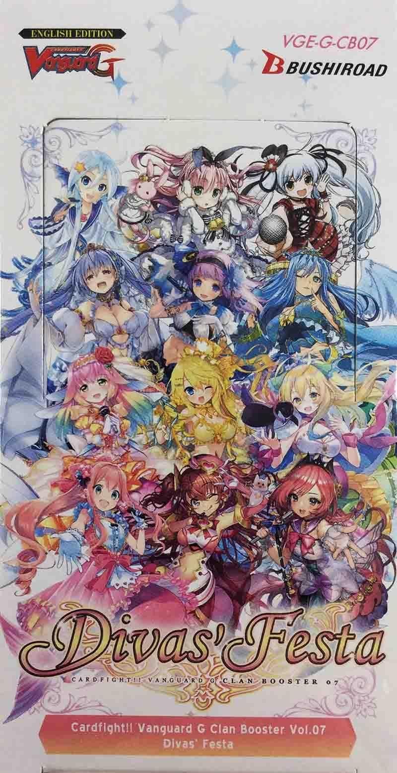 Cardfight Vanguard VGE-G-CB07 G-Divas Festa Clan Booster Display, Multi Colour