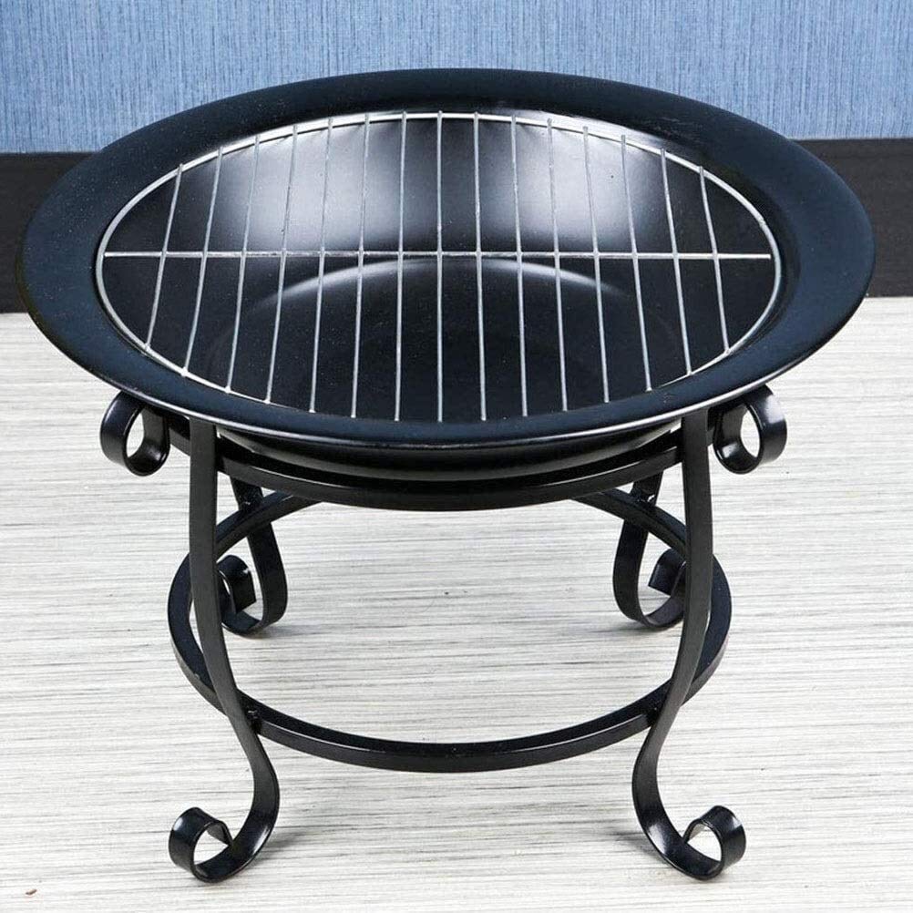 Braciere a Legna per Esterni Braciere da Giardino Patio Esterno Rustico Ciotola Rotonda autoportante Pesante