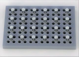 Magnetic Bead Separation Separator, Stand Rack for 96 Well PCR Plate, PCR Strip Tube, Deep Well 96 Well Plate. DNA RNA Protein Purification.