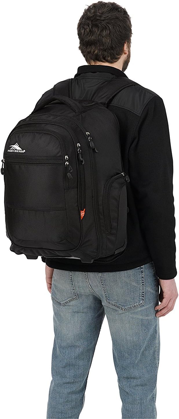 High Sierra Rev Wheeled Backpack (True Navy)