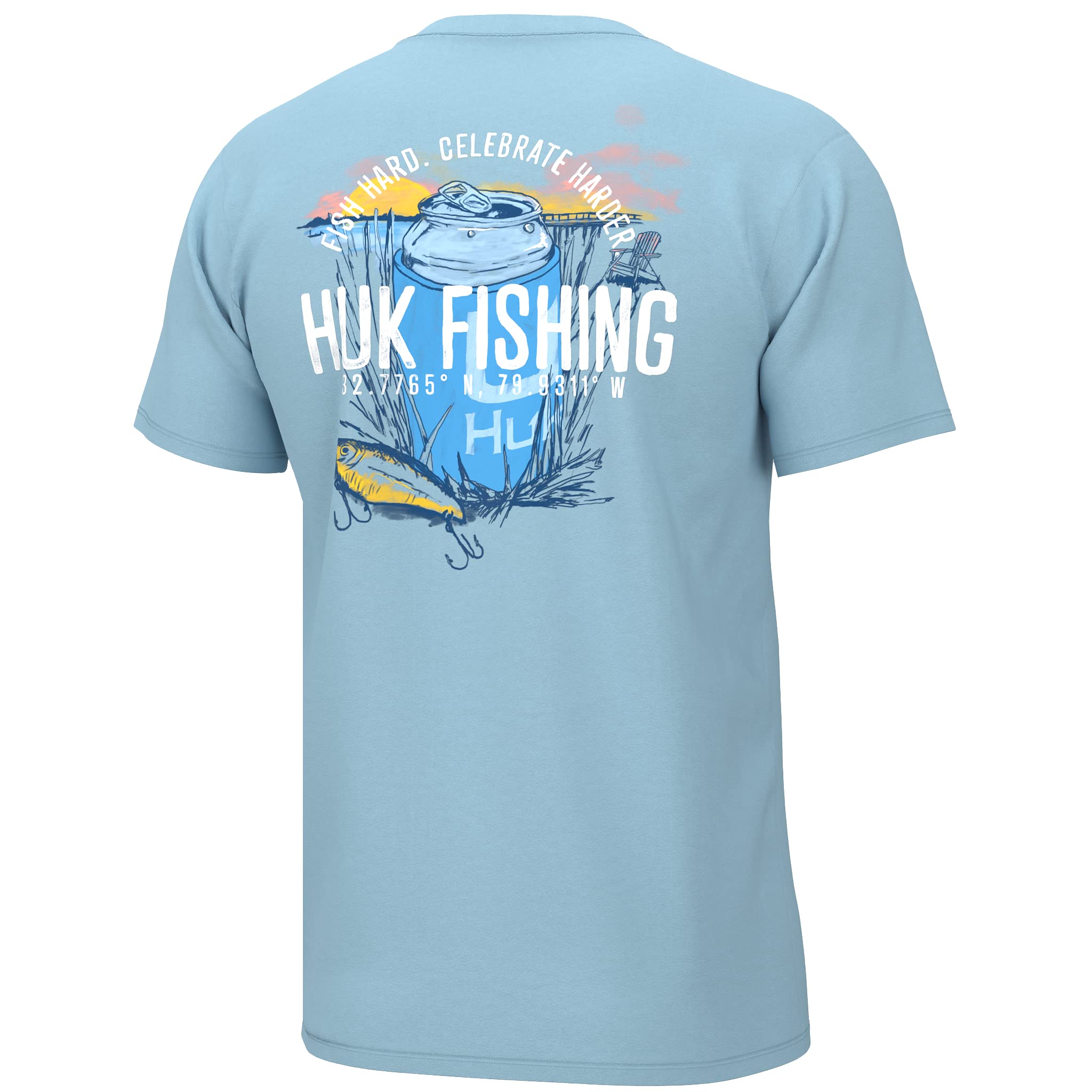 HUK Mens Performance Fishing Logo Tee, Short Sleeve T-Shirt for Men — view 24