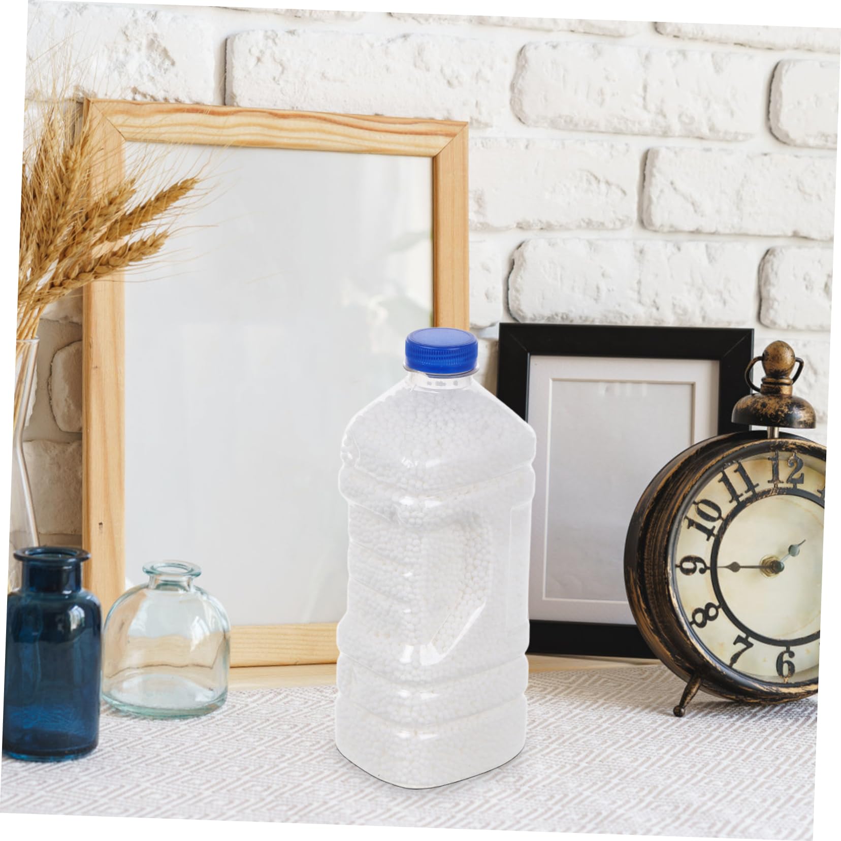 Déshumidificateur Recharge de Granulés de Calcium, Boîte Plastique Blanche