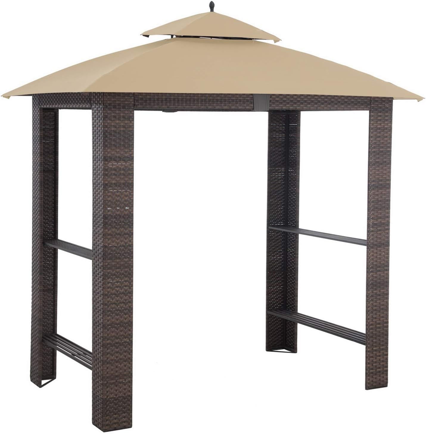 Garden Winds Replacement Canopy Top Cover for Sonoma Grill Gazebo - RipLock 350