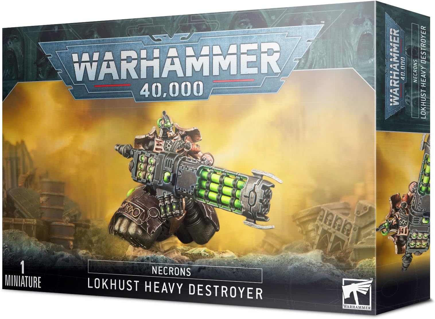Games Workshop - Warhammer 40,000 - Necrons Lokhusts Heavy Destroyer, All Grey