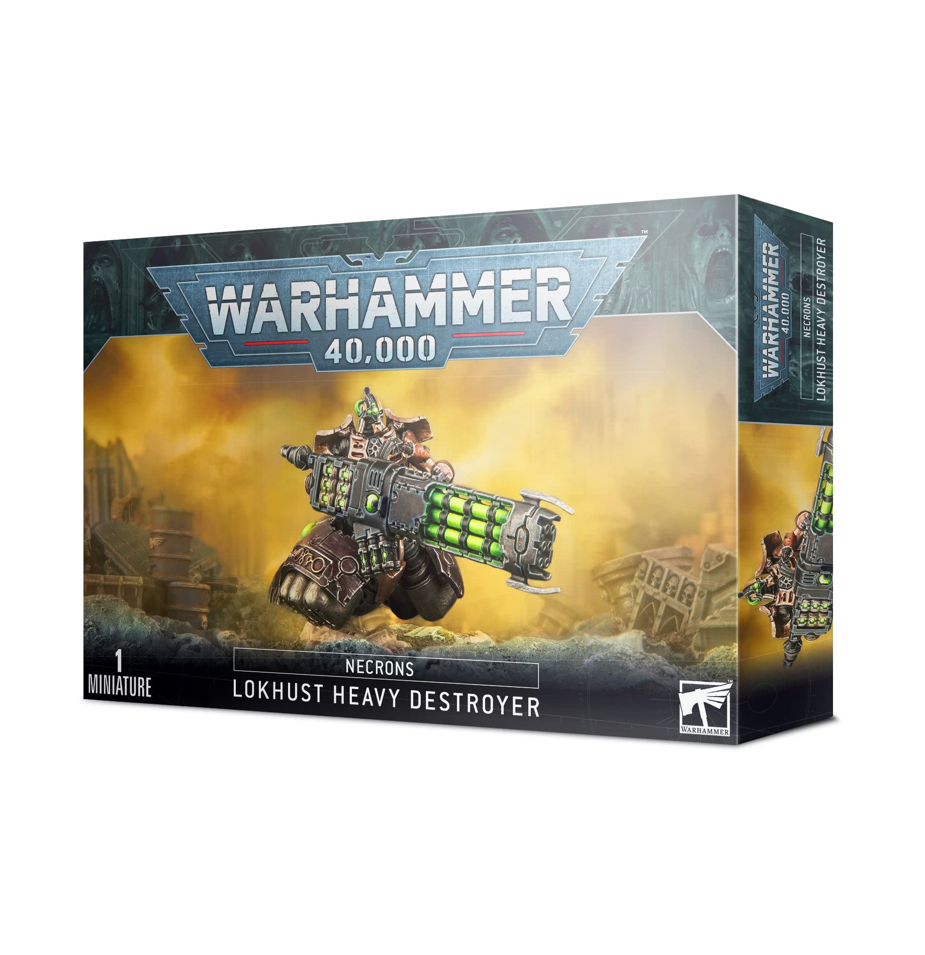 Games Workshop - Warhammer 40,000 - Necrons Lokhusts Heavy Destroyer, Tutti Grigio