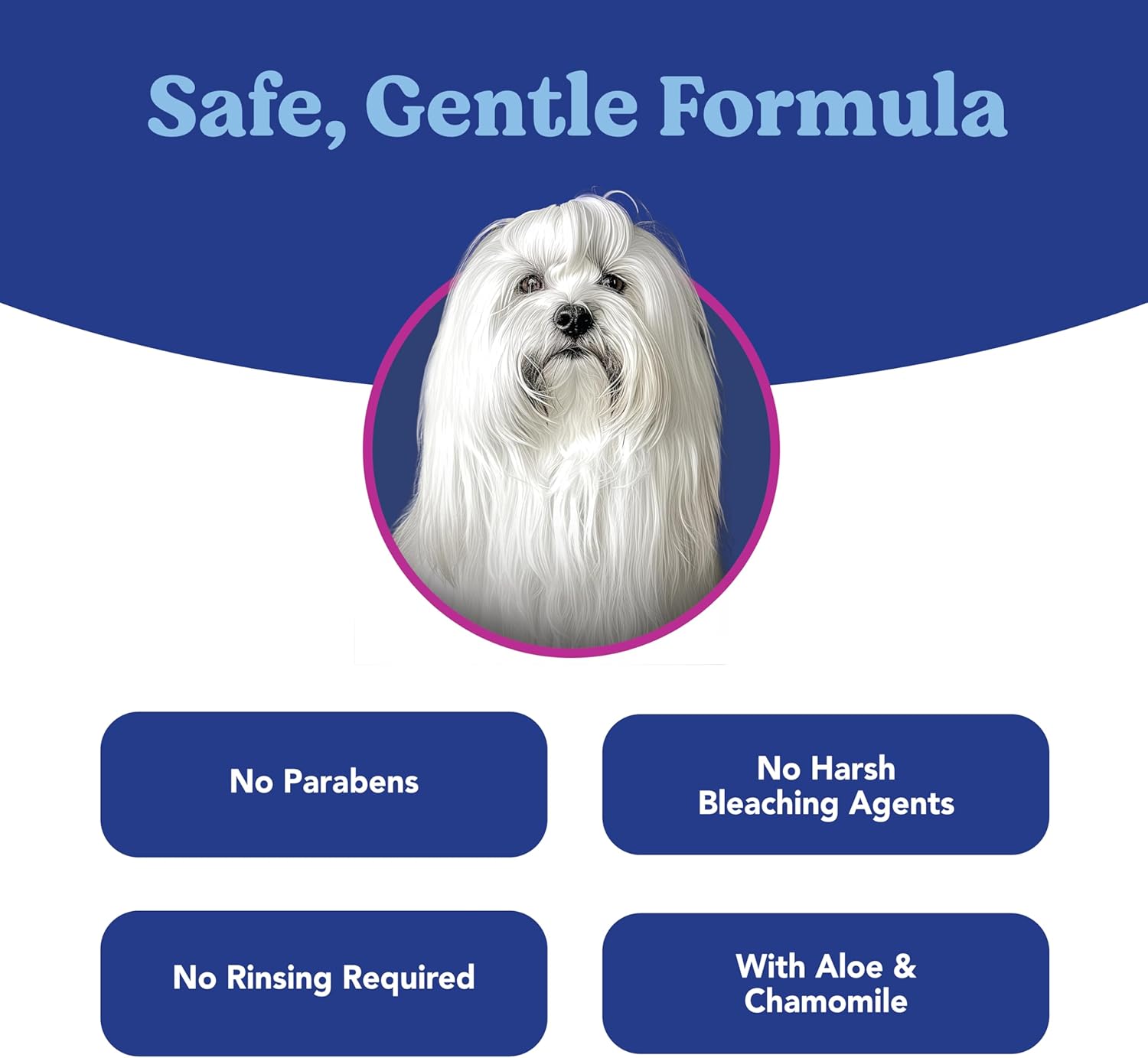 ANGELS' EYES Gentle Tear Stain Solution for Dogs and Cats | 8 oz Solution for Eye Area and Face | Remove Discharge, Dirt, Tear Stains, and Mucus