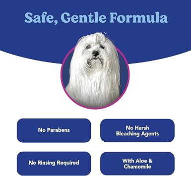 Angels' Eyes Tear Stain Remover for Dogs & Cats, 8 oz | Gentle Pet Eye Cleaner, Chamomile Extract & Aloe Vera, Cleans Tear Residue, Dirt & Buildup, For Eyes, Face, Mouth & Paws