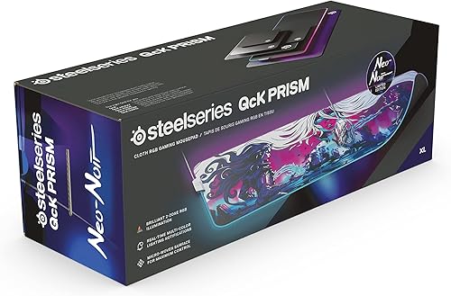 Vista 25 de SteelSeries QcK Gaming Mouse Pad - XXL Cloth - Peak Tracking and Stability - Esports Mousepad - Never-Slip - Full Desk Coverage Negro