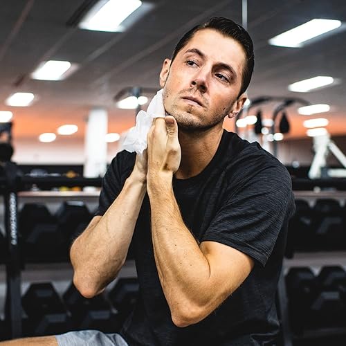 Miniatura 5 de Defense Soap Toallitas corporales de menta natural, paquete de 2 unidades con aceite de árbol de té, para lucha, combate, campamento, gimnasio,