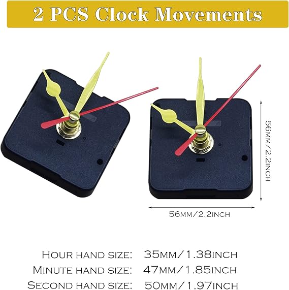 Woohome DIY Wall Clock Molds - Epoxy Resin Molds with Bike Shape Numerals and Clock Hands