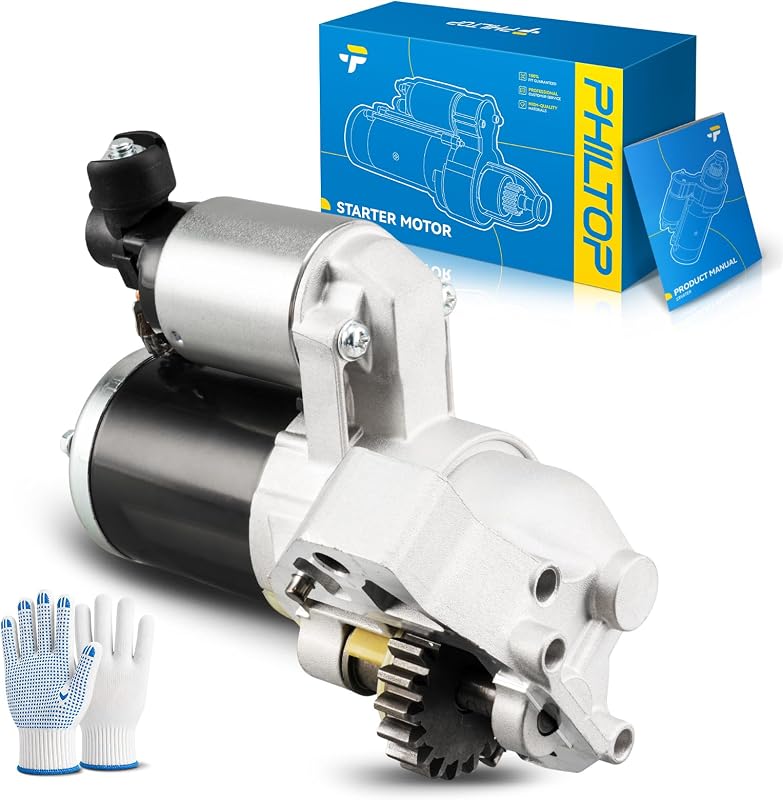 Motor de partida PHILTOP 19011N 12 V 1,6 kW para Acura TL 2007–2008 e RL 2005–2008 – 1 unidade