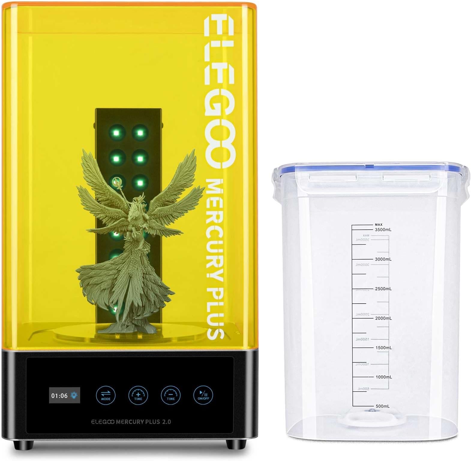 - Mercury Plus 2.0 Wash and Cure Station V2 for Mars Photon S Photon Mono LCD SLA DLP 3D Printer Models