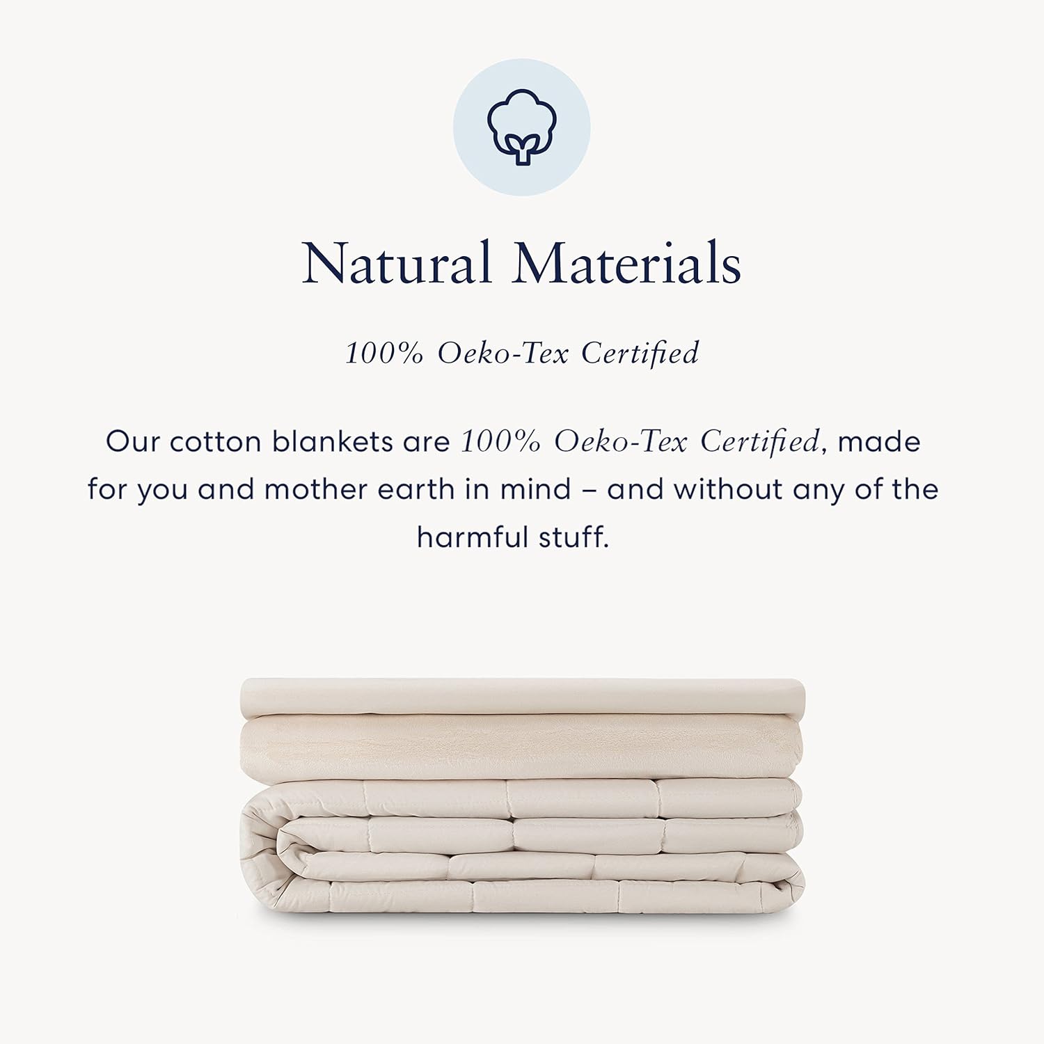 Featured Product Luna Adult Weighted Blanket 3 Piece Duvet Cover Set - 20 Lbs - 48x72 - Full Size Bed - Cooling Silky Cover & Minky Fleece Microfiber Cover - Heavy Cool Weight for Hot & Cold Sleepers - Ivory