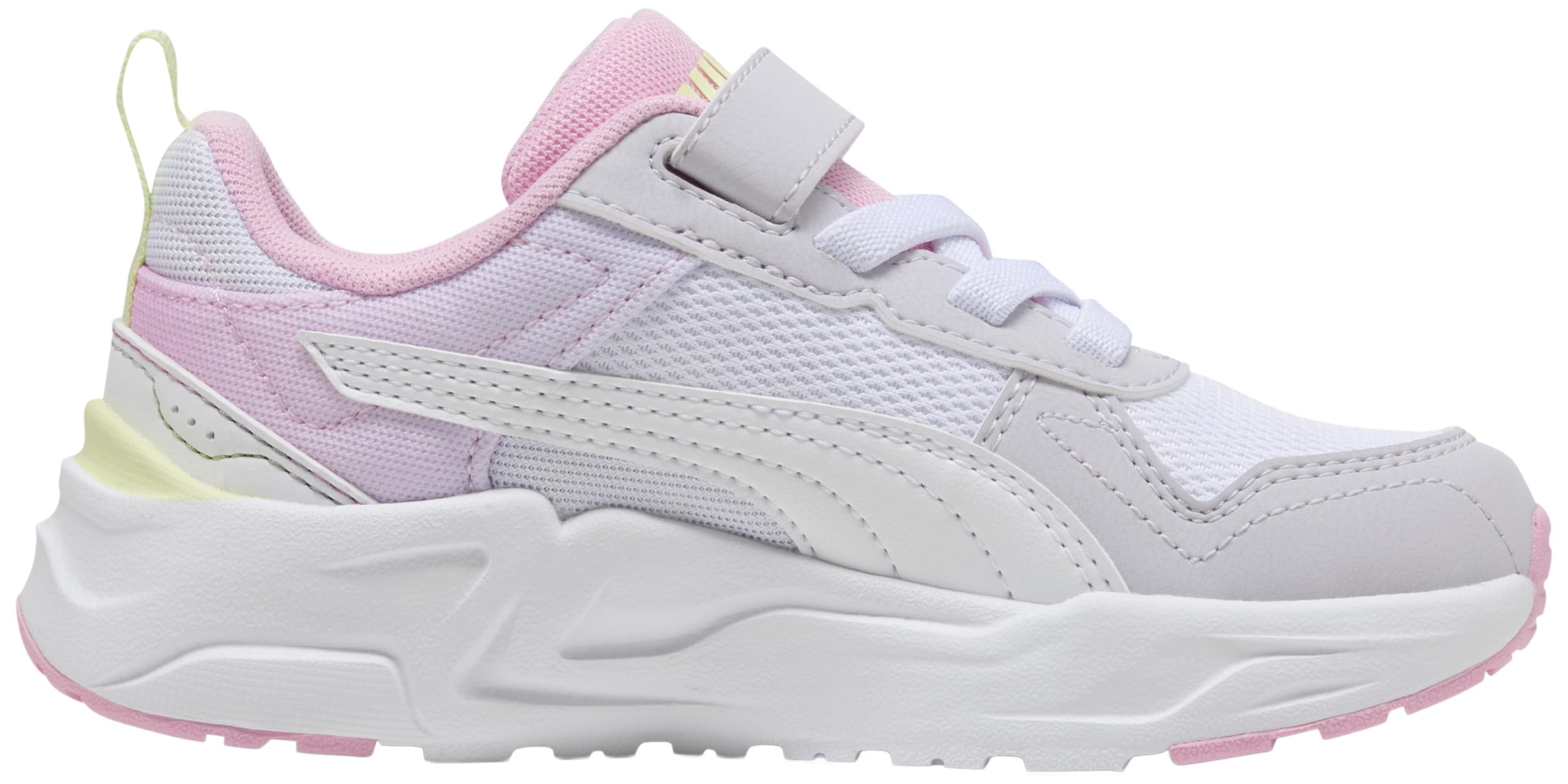 PUMA Trinity 2 LT Come ON AC+ PS Sneaker, Lavender Pop White-Apple Spritz, 12.5 UK Bambino, Lavender Pop PUMA White Apple Spritz, 31.5 EU