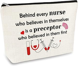 Nurse Preceptor Gift Cosmetics Bag Nurse Teacher Gift Thank You Gift for Nurse Preceptor Appreciation Gift Nurse Instructor Gift Makeup Bag Graduation Christmas Birthday Gift for Nurse Preceptor