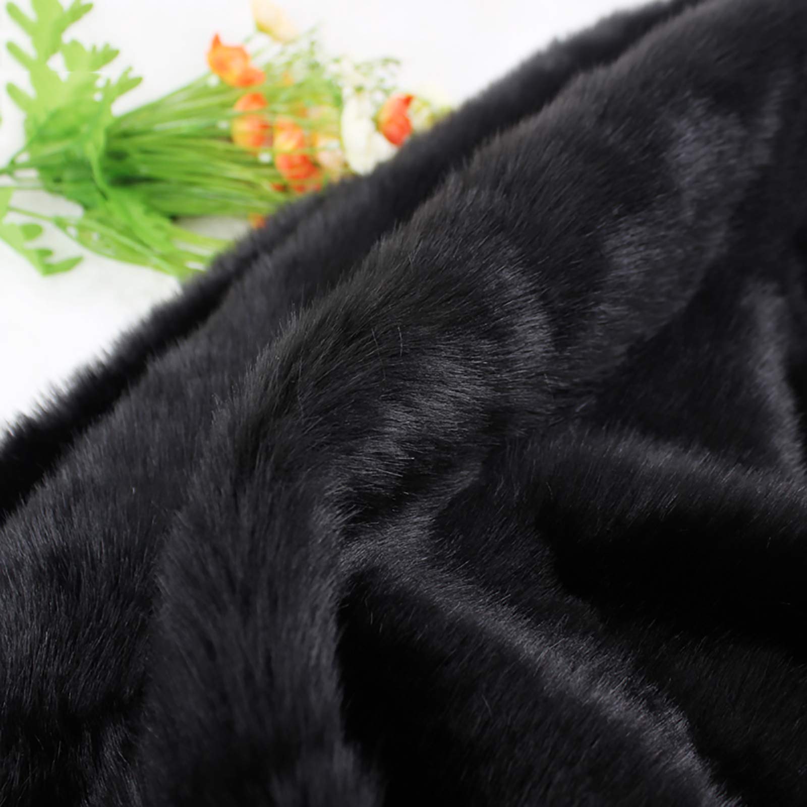 Amazon.co.jp: DIY工芸品用の高級フェイクラビットファーショート