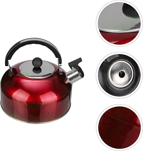 Miniatura 3 de Operitacx Diseño de olla de agua para la oficina en casa, estufas de gas de inducción compatibles, seguras, fáciles de limpiar, elegante y funcional