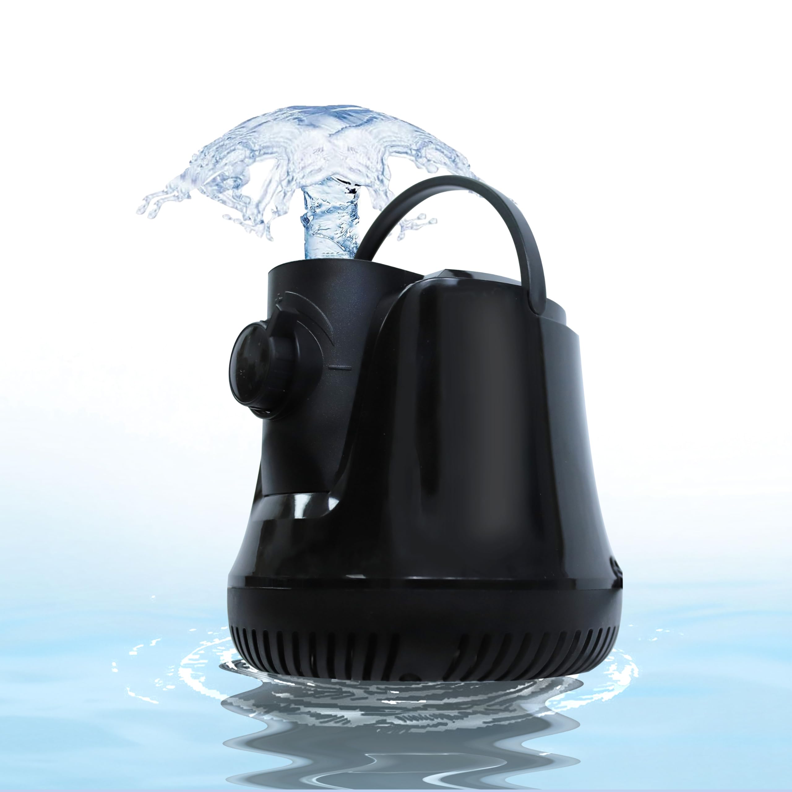 AMAS Beauty Submersible Pond Pump - Ultra Quiet, Dry Run Protection, Adjustable Fountain Nozzles for Fish Ponds, Waterfalls, Aquariums & Flood Drainage (100, Watts)