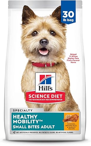 Hills Science Diet comida seca para perro para una movilidad saludable mordida pequeña