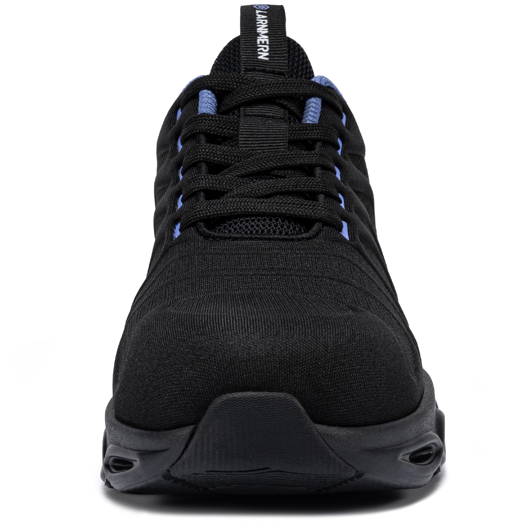 LARNMERN Scarpe Antinfortunistiche Uomo Scarpe Antinfortunistica Moda Traspiranti Leggere con Punta in Acciaio Ammorti Scarpe da Lavoro Comodo
