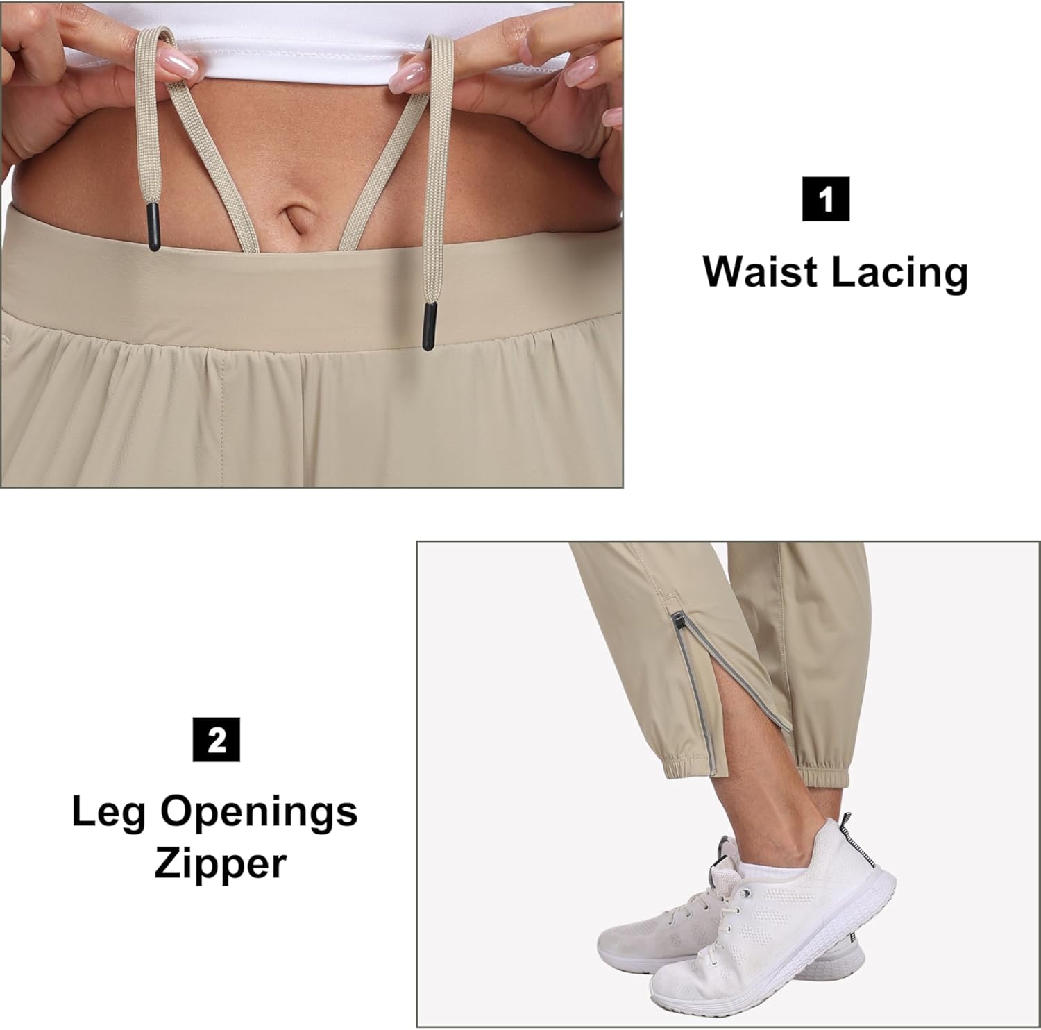 Little Donkey Andy Women's Ultra-Stretch Pants Breathable Quick Dry Lightweight Pants for Active Travel Hiking - Image 5