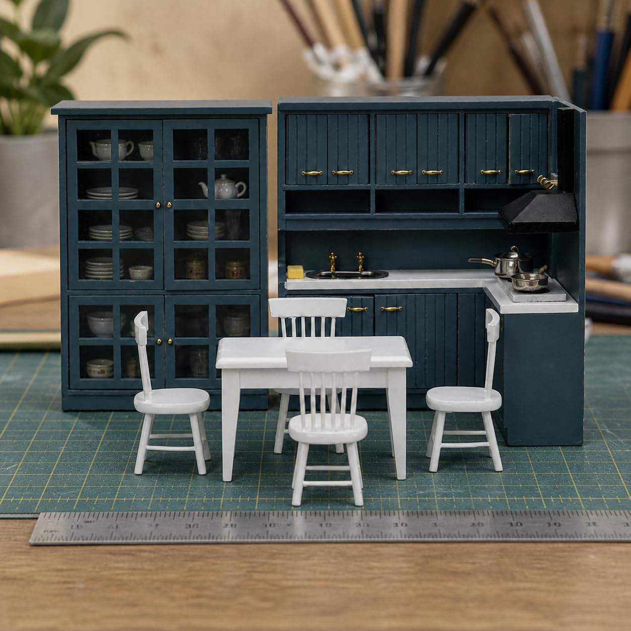 Mobili Casa delle Bambole in Legno 1:12, style to 2 | Componenti in plastica, Vetrina per bambole, Divertimento creativo, Per amanti miniature