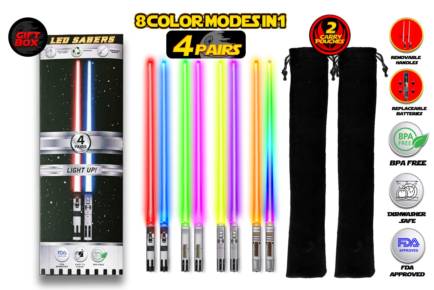 star wars lightsaber chopsticks