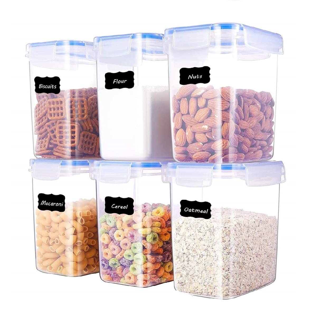 ENTITY Airtight Storage Container Set for Fridge BPA Free Airtight Plastic Container for Kitchen - 1300ml, Transparent (Pack of 10)