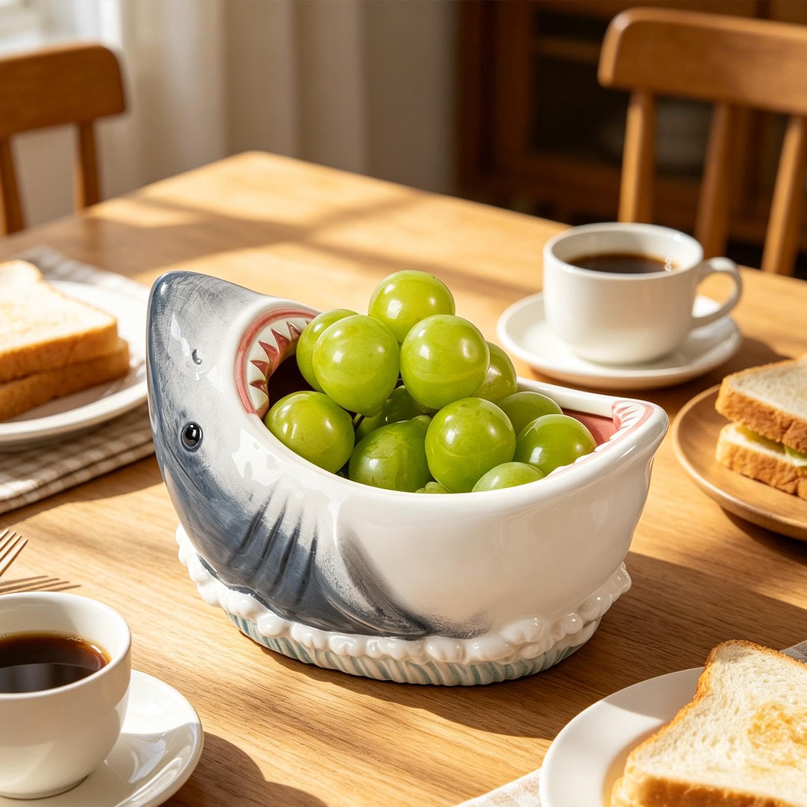 Bol de Cerámica para Frutas, Bol Decorativo, Bandeja Multifuncional para Encimera de Cocina, de Boda.