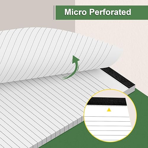 Miniatura 9 de MuiAng Bloc de notas de 3 x 5 pulgadas bloc de notas con rayas universitarias bloc de notas de tamaño pequeño bloc de escritura con 30 hojas bloc de