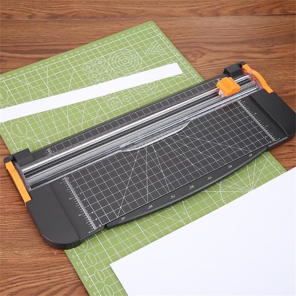 Tagliacarte A4 Taglierina per Carta Fotografica Taglierina per Tappetino da Taglio Tagliere Fai da Te Scrapbook Strumenti per Tagliare con Righello Estraibile