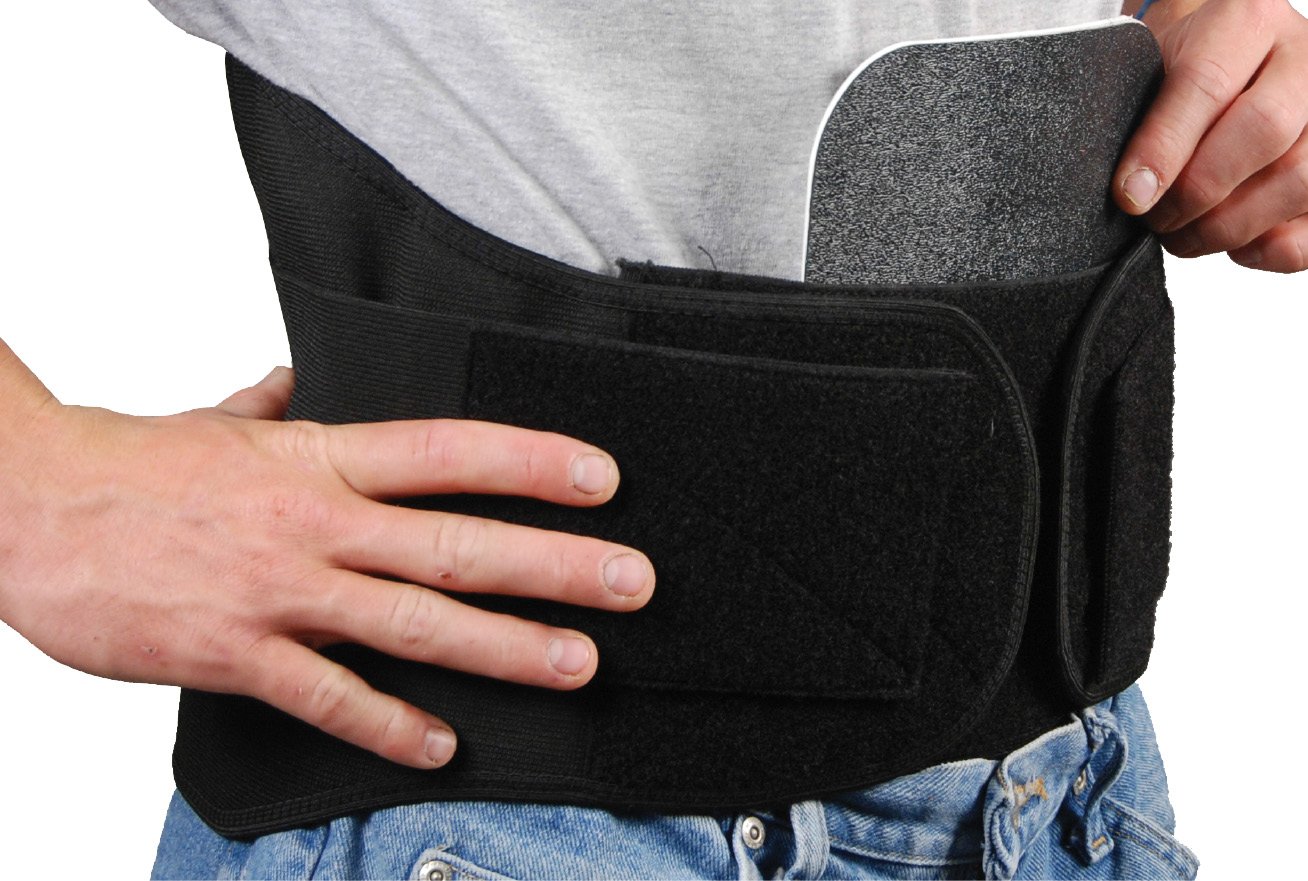 Lumbo Protech Back Support, Black, Small