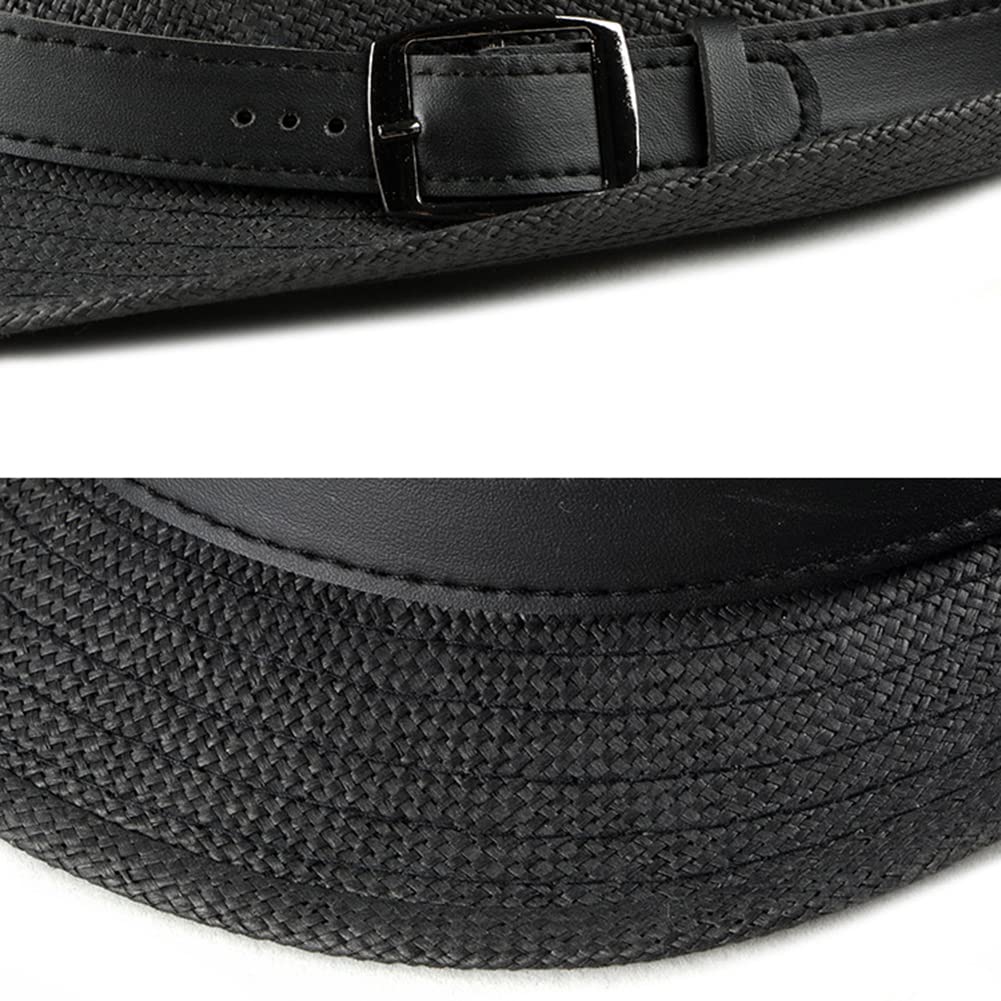 Chapeau De Paille Homme Classique Léger Respirable Femme Panama Chapeau de Soleil été pour Voyage Plage