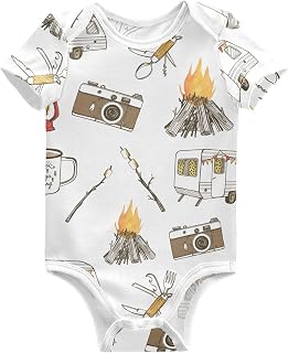 Unisex Baby Bodysuits Short Sleeve Cotton Baby Clothes