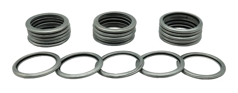 Arruela de vedação do bujão de óleo M20 Dsnaduo para Chevrolet e Subaru – Kit com 20 unidades