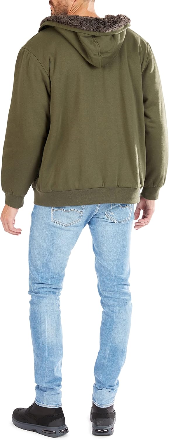 Smith's Workwear mens Big Men's Sherpa-lined Fleece Jacket - Image 10