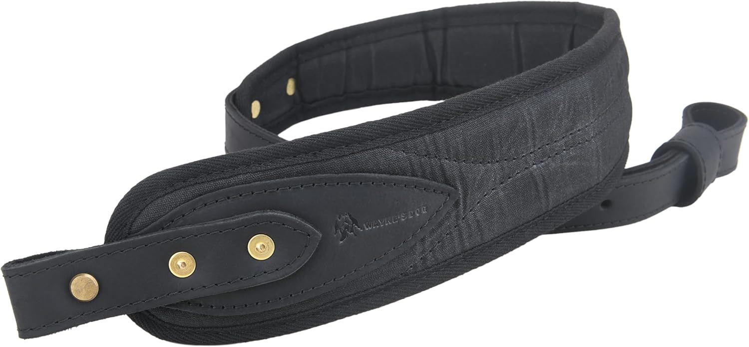 WAYNE'S DOG Canvas Leather Rifle Buttstock Cover with Match Gun Sling for .308 .30-06 .44 .45-70MAG