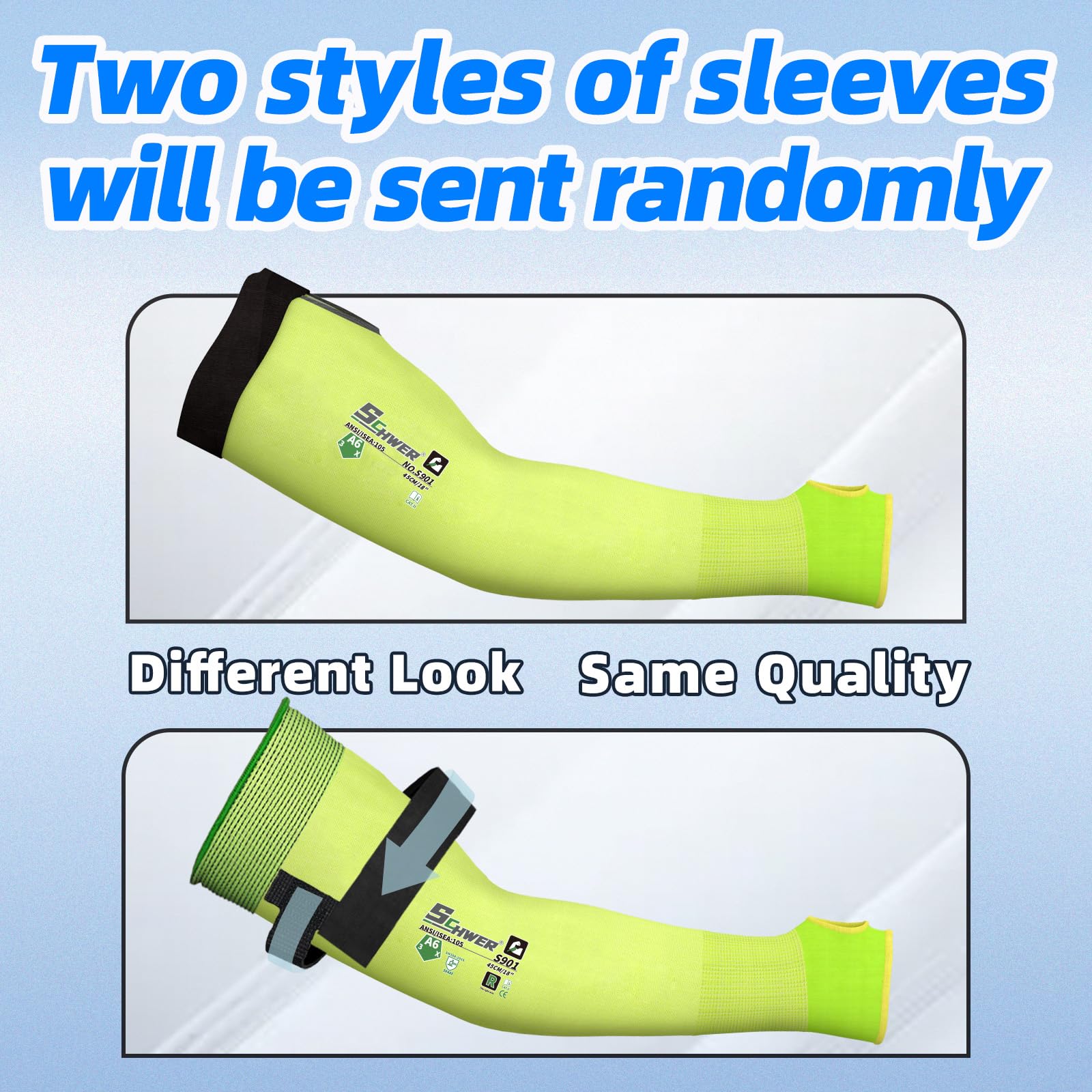 Schwer 18in AIR-SKIN A6 Cut Resistant Arm Sleeves for Gardening, S901 — Amazon image 2