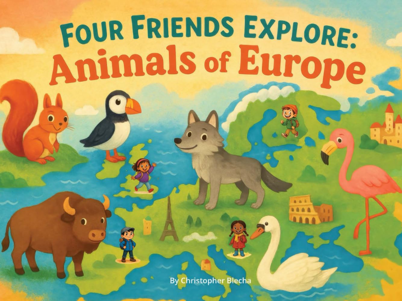 Four Friends Explore: Animals of Europe