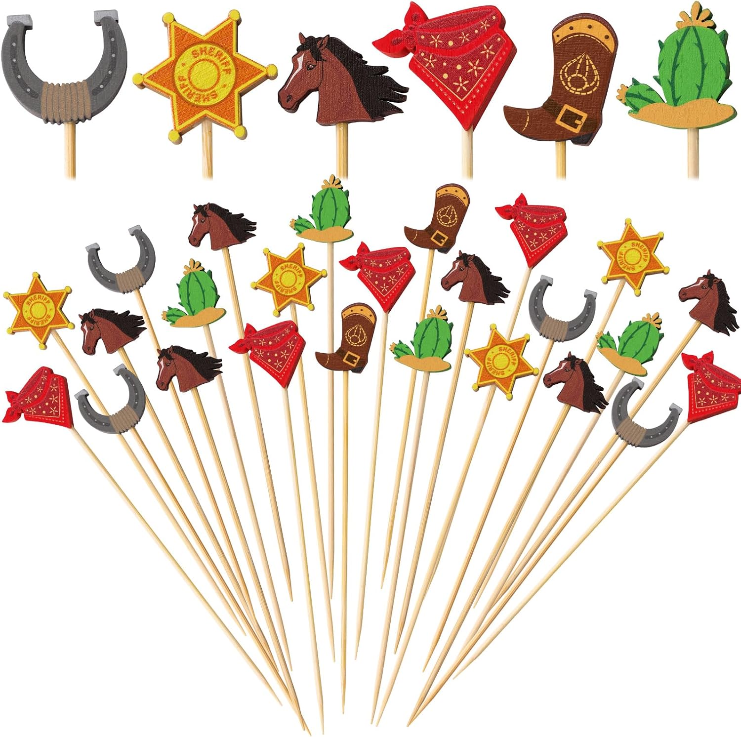 WorldBazaar Western Cocktail Picks 120 Pcs