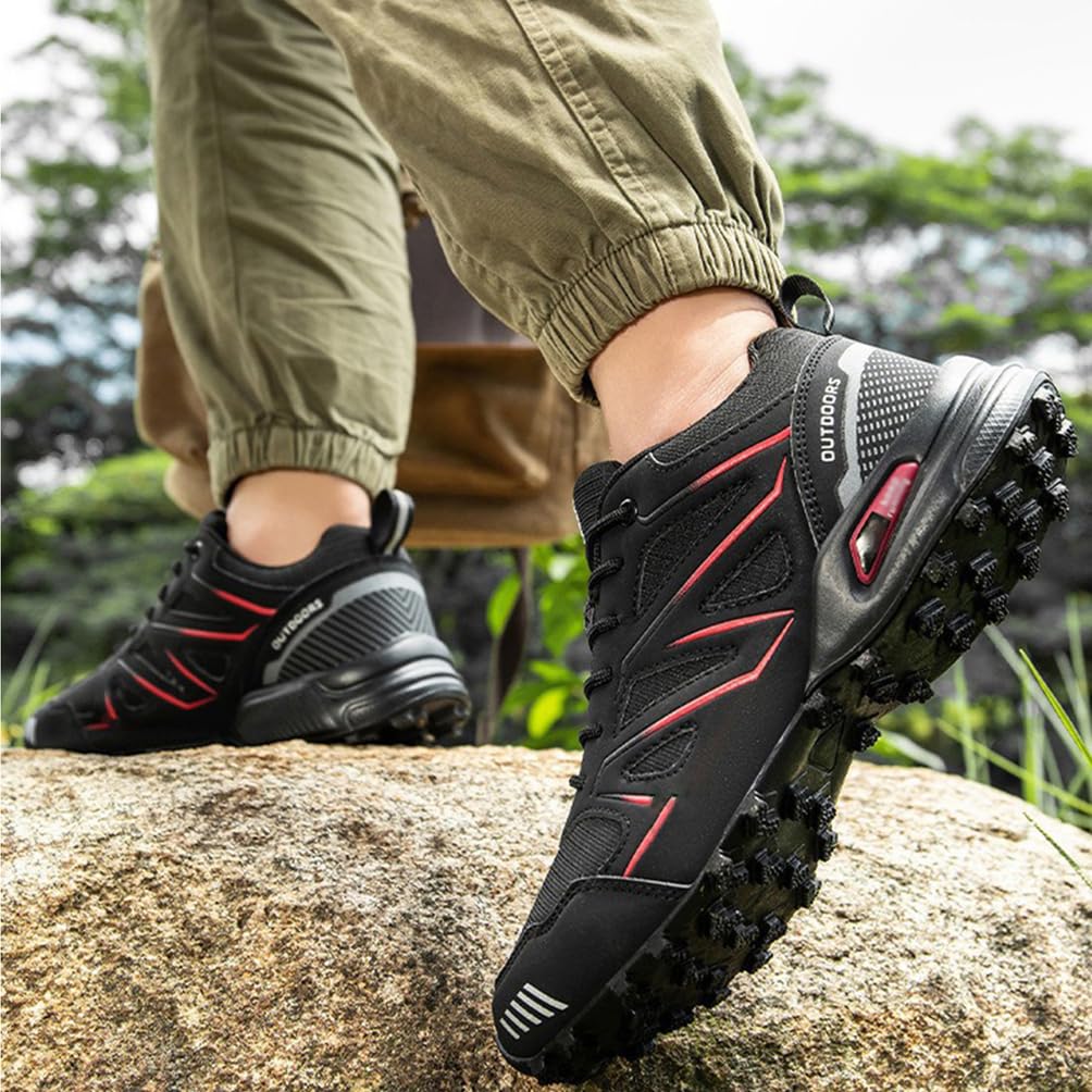 Zapatos de Senderismo para Hombre Ligeros Transpirable Zapatillas de Trekking cómodo Outdoor Camping Caminar Montaña