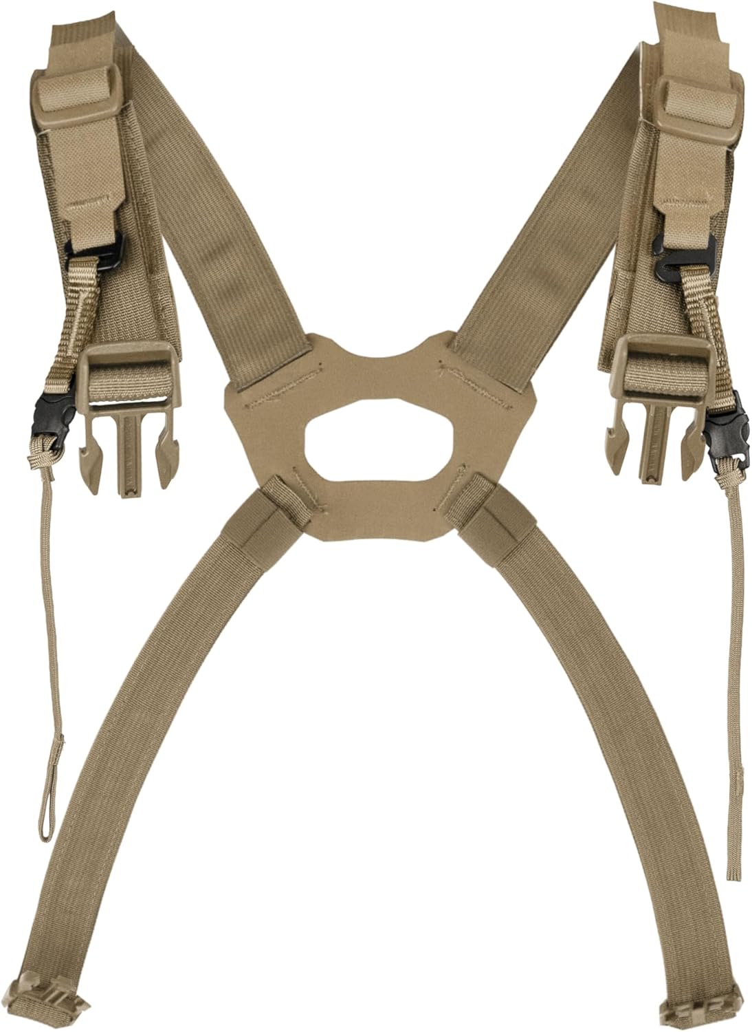 FHF Gear Overwatch Shoulder Harness – Comfortable Low-Profile Strap System with Bino Hangers for Binocular Packs & Chest Rigs