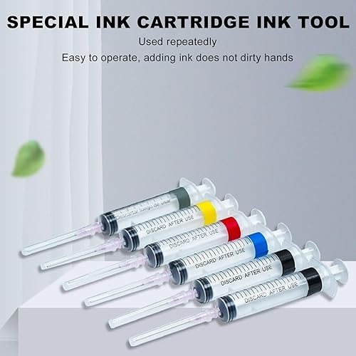 Miniatura 3 de Kit de recarga de tinta de impresora Herramientas bomba de pipeta, recarga de tinta de impresora para HP 51645 6615 51640 240 15 Accesorios de