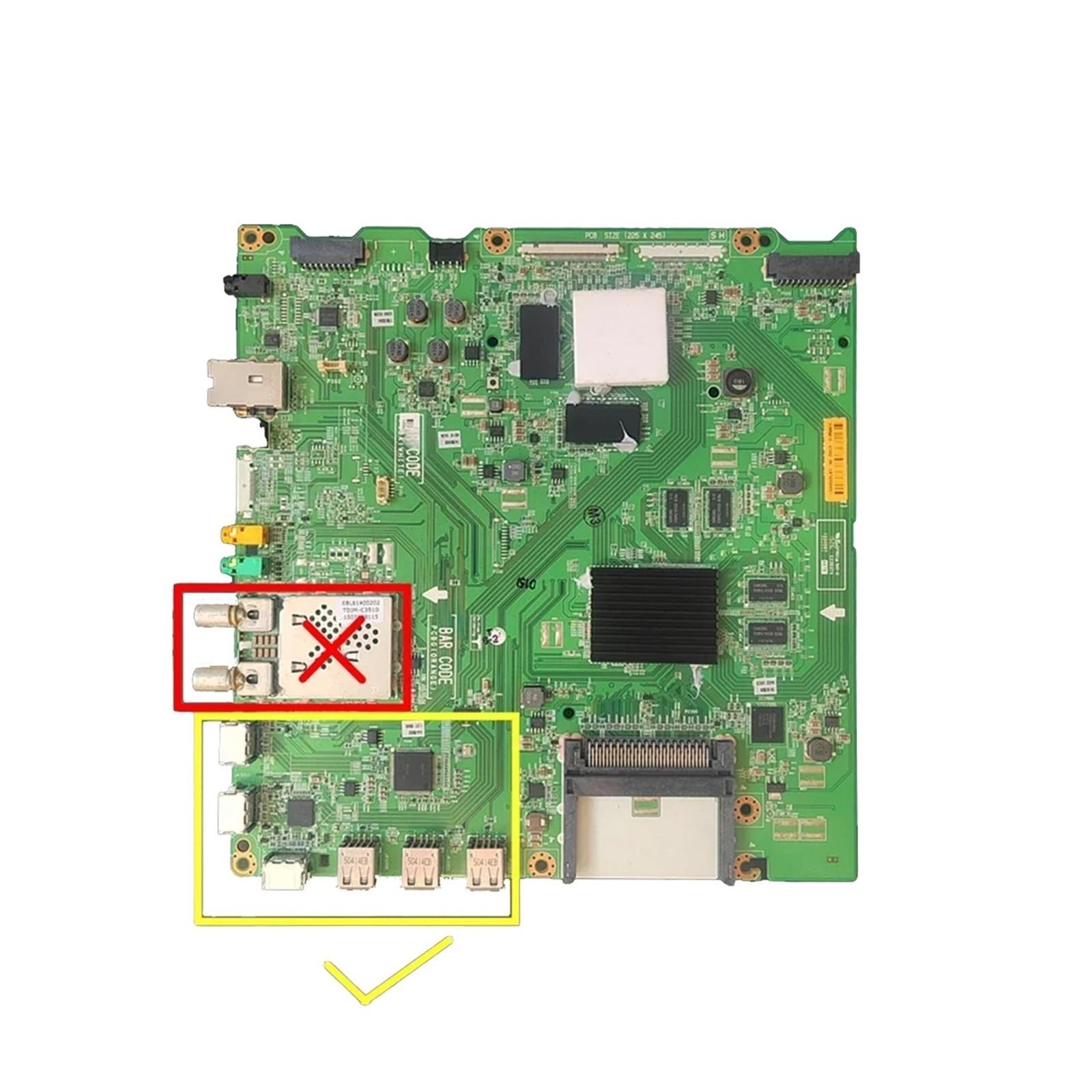 EAX65684604 EAX65684603, compatibile con la scheda madre LG EAX65684604 (1.0) EAX65684603 (1.4) è for la scheda madre 55UB850T 49UB850V(42inch)