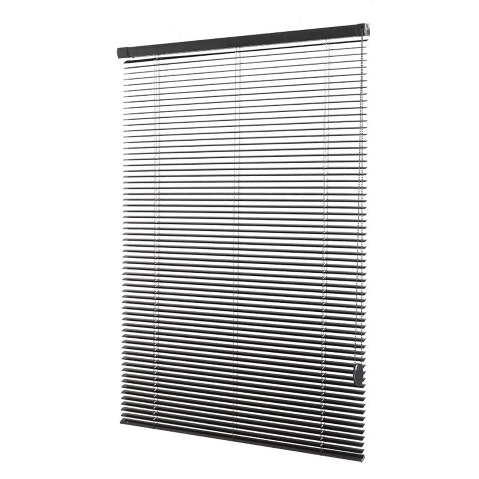 Zaciemniające aluminiowe żaluzje weneckie o łatwym dopasowaniu, lamelki 25 mm, bez narzędzi ani wiercenia, ochrona przed światłem i odblaskami, do domu i biura, idealny rozmiar, 150 x 110 cm