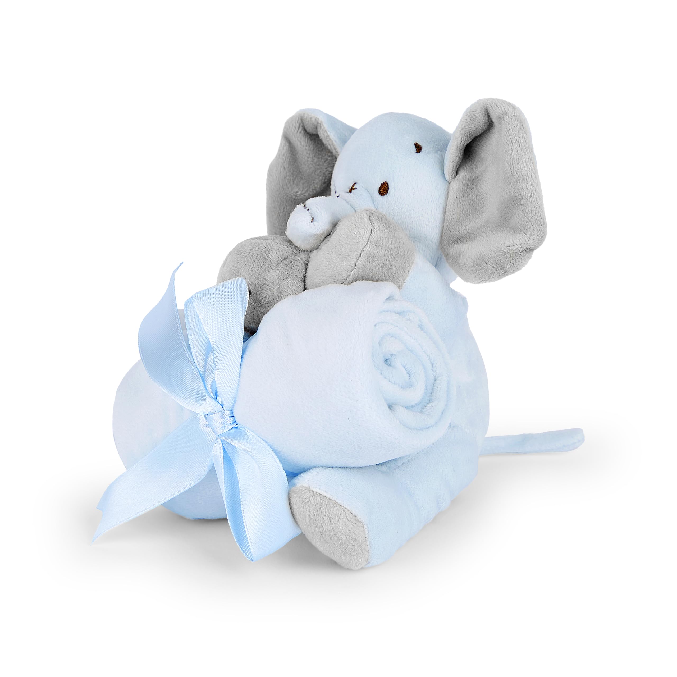 BabyTown bébé garçons et filles séchage rapide OURS EN PELUCHE DUVET - éléphant bleu, Taille Unique BabyTown bébé garçons et filles séchage rapide OURS EN PELUCHE DUVET - éléphant bleu, Taille Unique
