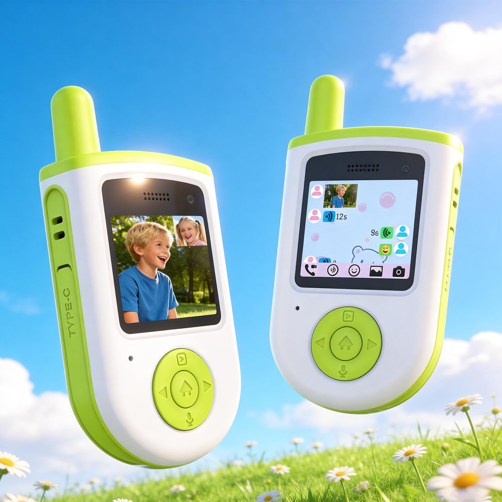 40% Off Kids Video Walkie Talkies with Camera & Games