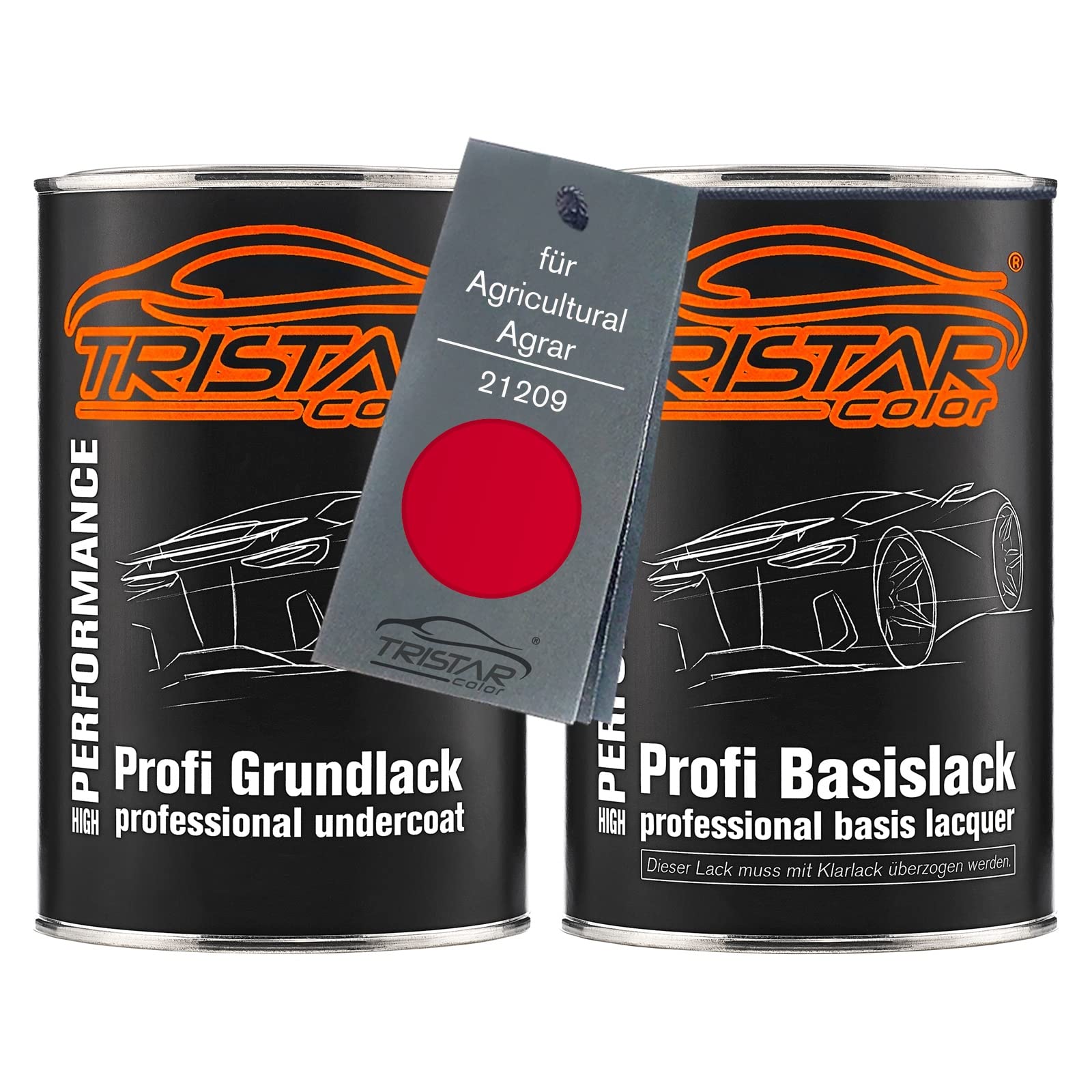 TRISTARcolor Pintura automotriz Botes para Agricultural 21209 PZ Rood 2,0L